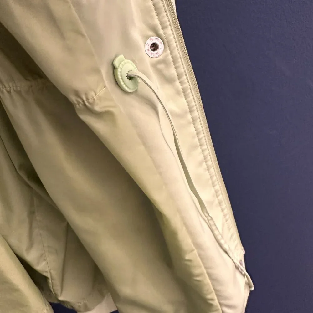 Green, Raincoat, Trenchcoat - Picture 2 of 12